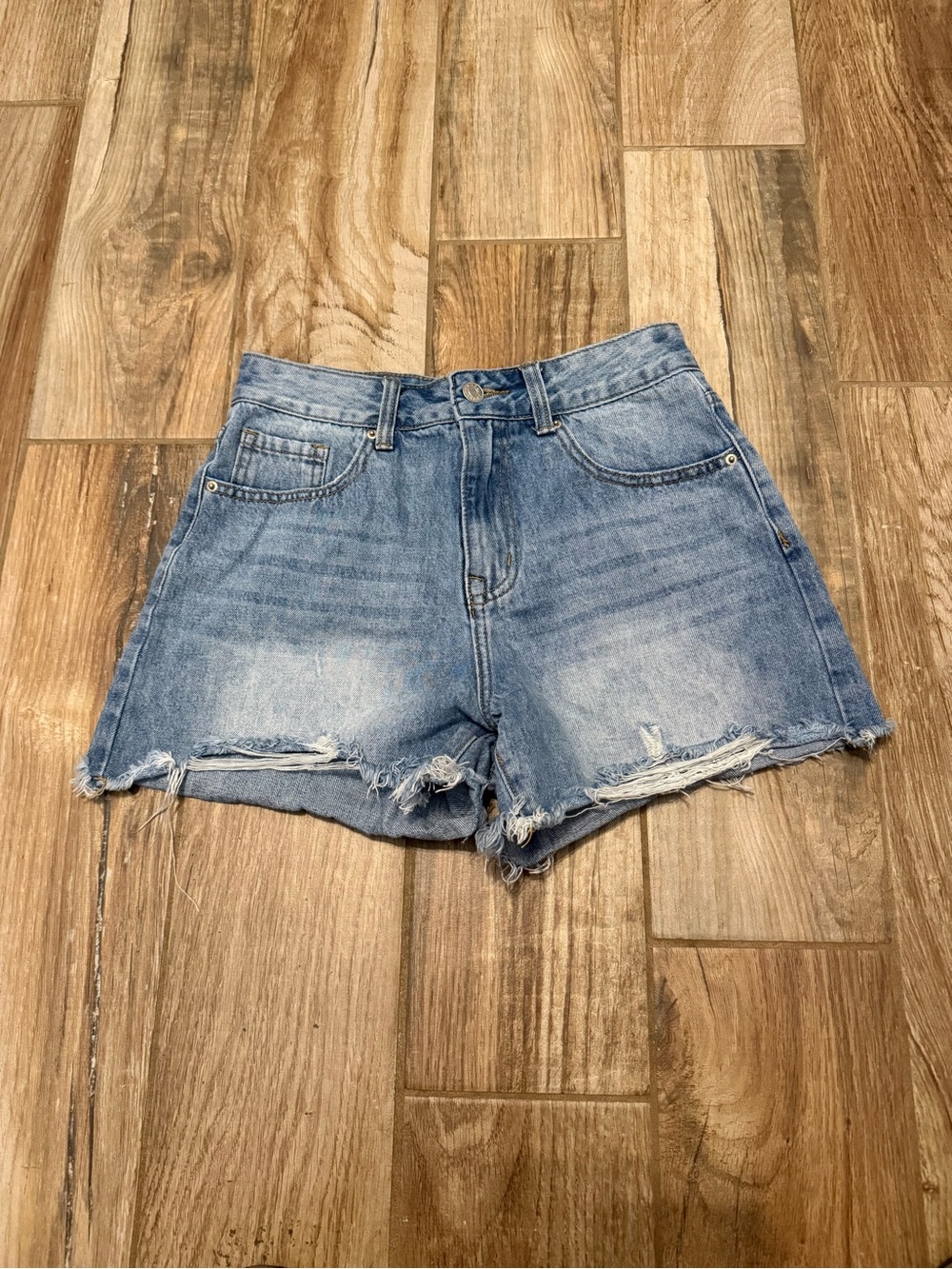 Vervet by Flying Monkey Cut Off Denim Shorts